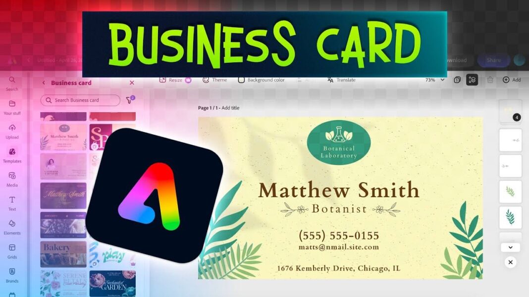 How to Print Business Cards with Adobe Express like a Pro